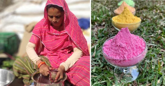 This Holi, Play With 100% Edible & Organic Colours Handcrafted By Bhil Tribals