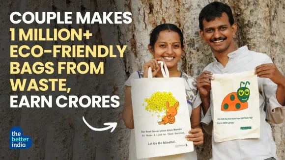 Power Couple Made 1 Million+ Eco-Friendly Bags Out of Plastic Waste, Earn Crores