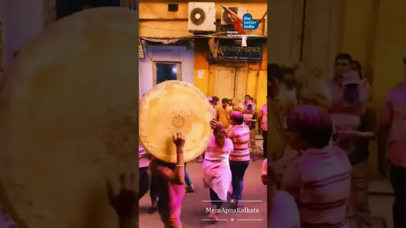 The Rolls Royce Holi is unique to Kolkata!