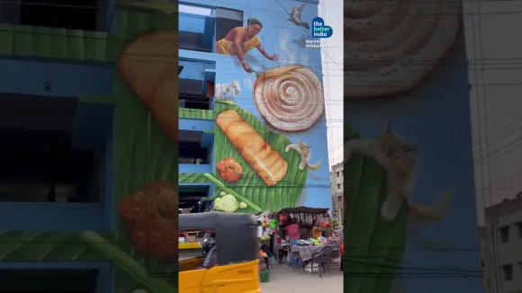 Yip Yew Chong, a Singaporean visual artist painted this 4-storey high mural over 9 days in Feb 2024.