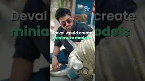 Indore's Deval Verma turns scrap into sculptures! #ramnavami #indore #upcycleart