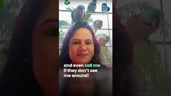 "These parrots are a part of my family.", says 'Bird Lady' Smita Pasalkar