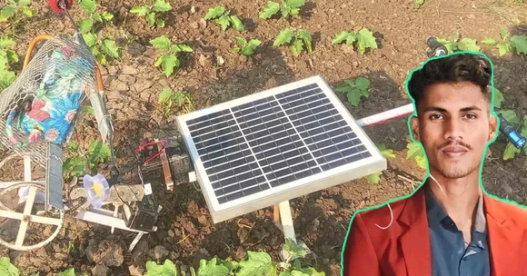Farmer’s Son Designs Solar Weed Killer To Ease Backbreaking Manual Work on Fields
