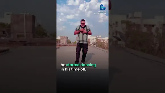 The Viral "Dancing Cop" winning hearts and ruling the internet #shorts #calmdown #dancingcop