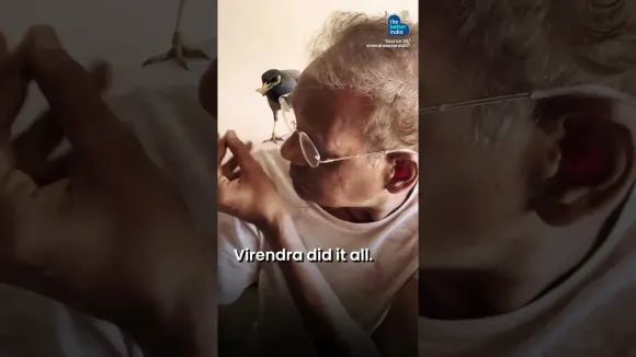 Unique Friendship of Man & Mynah