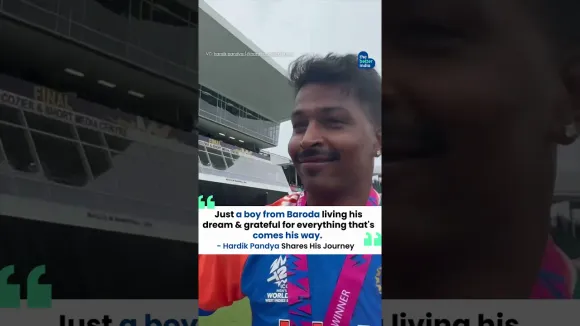 Hardik Pandya's Inspiring Journey In Cricket. #shorts #teamindia #t20worldcup