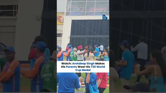 T20 World Cup: Arshdeep's Emotional Tribute to His Parents. #shorts #cricket #teamindia