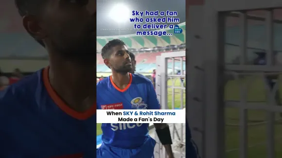 When SKY & Rohit Sharma Made a Fan's Day! #shorts #rohitsharma #mumbaiindians