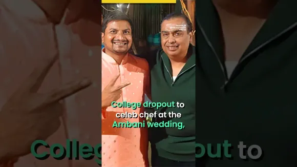 Farmer's Son to Celeb Chef At Ambani Wedding! #shorts #cooking #passion