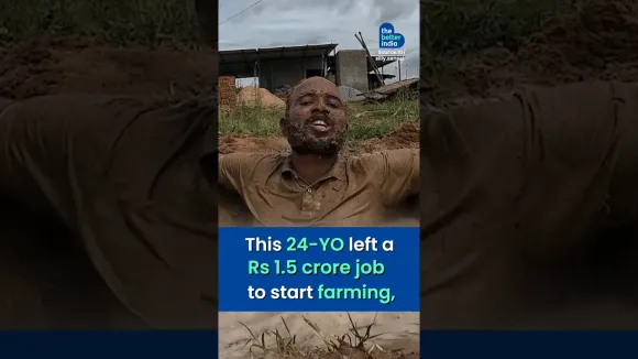 From Quitting ₹1.5 Crore Job To Farming Hero! #shorts #sustainability #farming