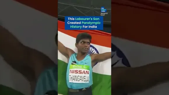 Labourer’s Son Who Made Paralympic History for India! #shorts #indianathletes #sports