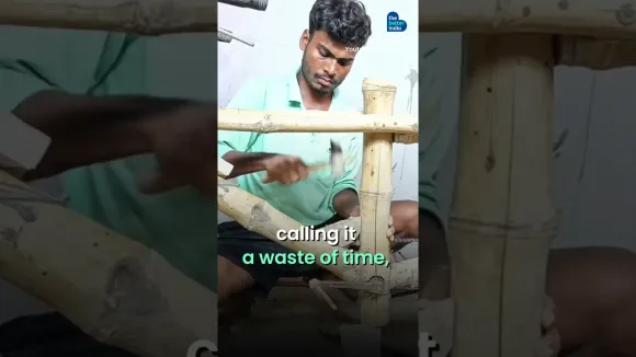 Bihar Boy Builds Bamboo Cycle for Rs 500