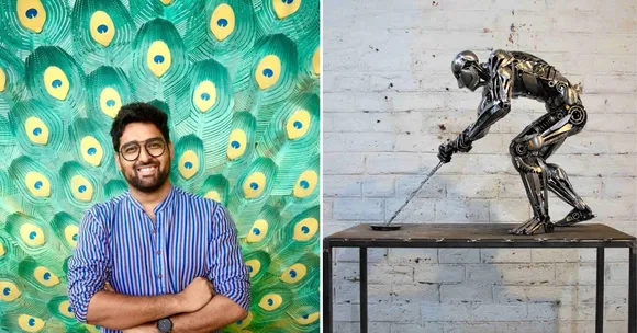 Indore’s Deval Verma Turns Scrap Metal Into Global Art, Championing Sustainability
