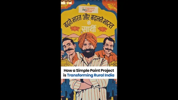 How a Simple Paint Project is Transforming Rural India