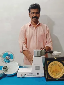 This Self-Taught Technician Built a Solar-Powered Mixie That Grinds, Blends, and Even Charges Your Phone!