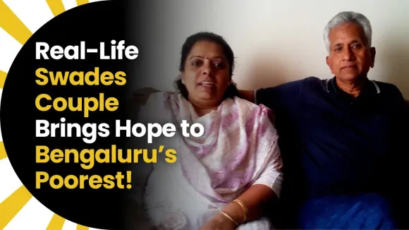 Real-Life Swades Couple Brings Hope to Bengaluru’s Poorest!