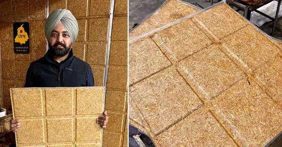 This Punjab Man Is Turning Stubble Waste From Farms Into Eco-Friendly Tiles