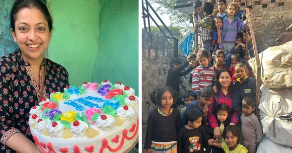 Meet The 'Cake Wali Aunty' Ensuring Kids In Delhi Slum Get To Celebrate Their B'Day