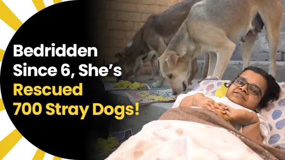Bedridden Since 6, She’s Rescued 700 Stray Dogs!