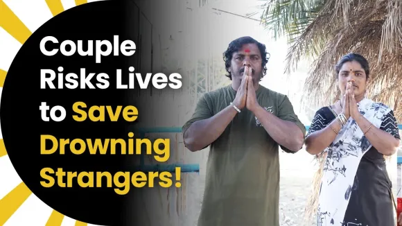 Couple Risks Lives to Save Drowning Strangers!