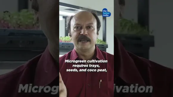 Microgreens in a bedroom earn him Rs 5 lakh/month!
