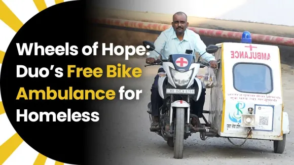 Wheels of Hope: Duo’s Free Bike Ambulance for Homeless