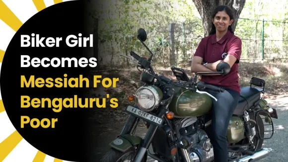 Biker Girl Becomes Messiah For Bengaluru's Poor