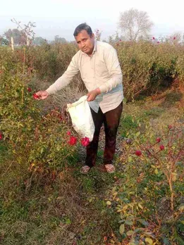 Visually Impaired Guard Turned Rose Farmer Now Earns Rs 50K/Month