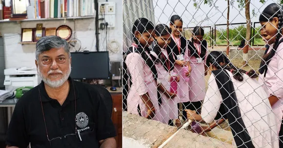 With a Saree & Solar Power, He’s Bringing Safe Drinking Water To 400+ Children In Rural Schools