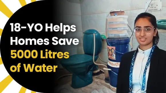18-YO Helps Homes Save 5000 Litres of Water