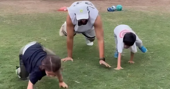 Rannvijay Singha’s Fun Workout With His Kids Is Perfect for Any Home, Any Family