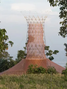 This Bamboo Tower Pulls 100 Litres Water/Day Out of Thin Air!