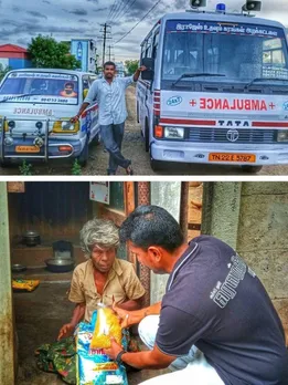 Losing His Brother Inspired Him to Offer Free Ambulances & Feed 1.5 Lakh People in Tamil Nadu
