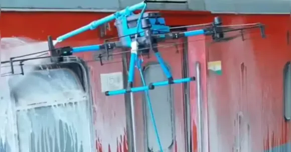 In Photos: At Kamakhya Station, Drones Take Over Train Cleaning, Promising Safer Sanitation