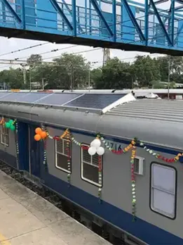 From Delhi to Haryana, This Indian Train Runs on Sunlight