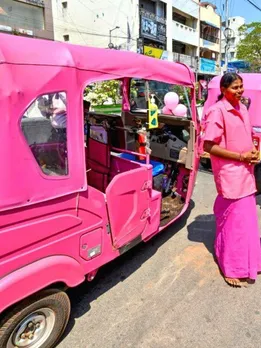 Chennai’s Pink Autos Are Letting Women Travel Without Fear & Giving Other Women a Way to Earn