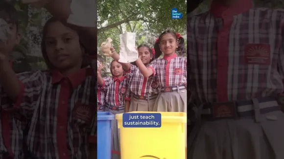 A classroom made from recycled Tetra Pak cartons