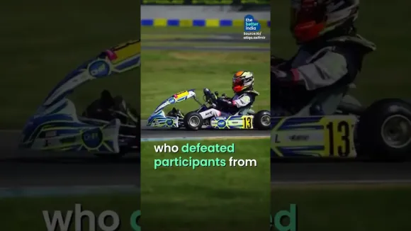 At just 10, she’s rewriting motorsport history.