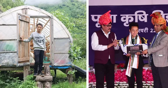 26-YO Nagaland Man Uses Trash & Bamboo To Build Low-Cost Solar Dryer For Farmers, Wins IARI Award