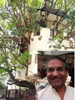 This Udaipur Man Built His 3-Storey Dream Home Around a 40-Foot Mango Tree