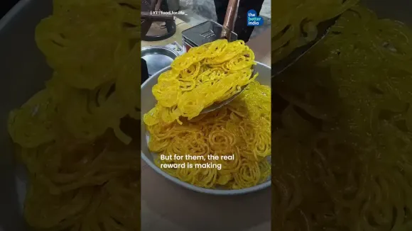 Couple's Mushroom Jalebi Goes Global!