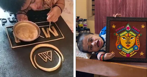 The Girl With Brittle Bones Who Uses Art to Show the World the Power of Little Hands