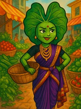 AI Gives Monsoon Greens a Quirky Makeover as We Explore Their Stories, Nostalgia & Recipes