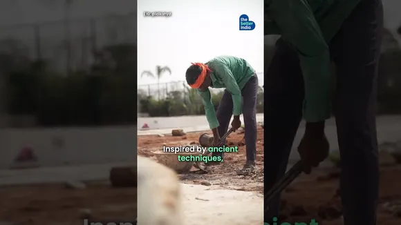 This farmstay has been built using discarded cement bags!