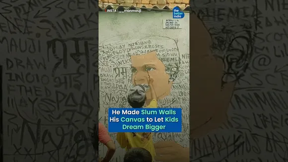 From Grey Walls to Holi Hues | Manmauji’s Delhi Slum Transformation