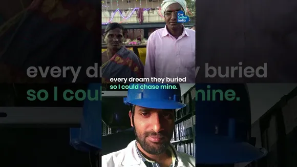 "This was the first time my parents wore shoes."