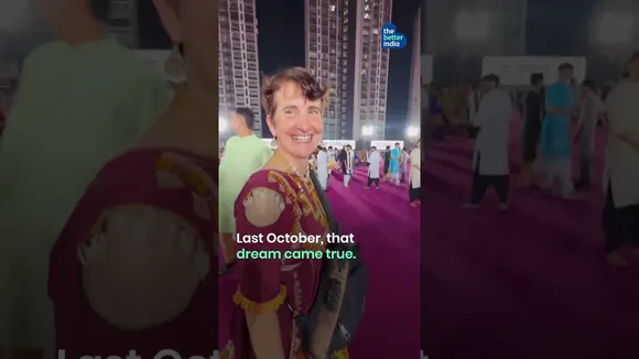 This 57-YO Australian Woman Flew To India For Garba Night