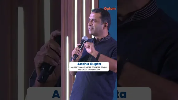 Anshu Gupta, Founder of Goonj and Gram Swabhimaan and Ramon Magsaysay Awardee