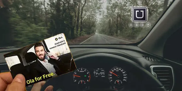Why Uber drivers handing out 'Try Ola for free' card to passengers in Australia