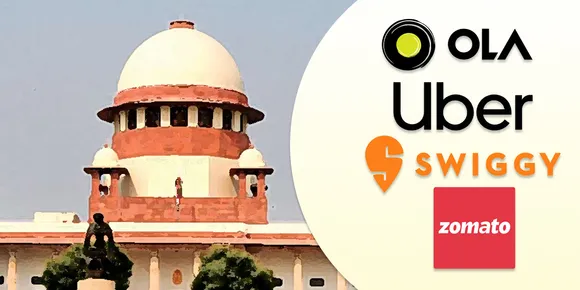 Plea in SC seeks social security benefits for Ola, Uber, Swiggy, Zomato workers
